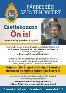Párbeszéd plakát Boda