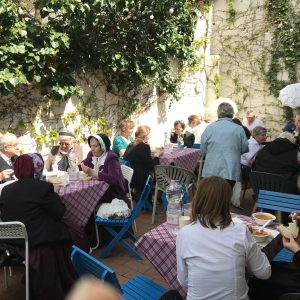 Közös ebéd a program végén