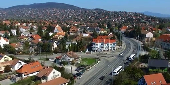 légifotó Szentendre